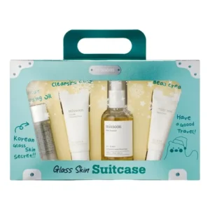 MIXSOON-GLASS SKIN SUITCASE   SKINCARE GESCHENKSET- 4 DELIG KIT