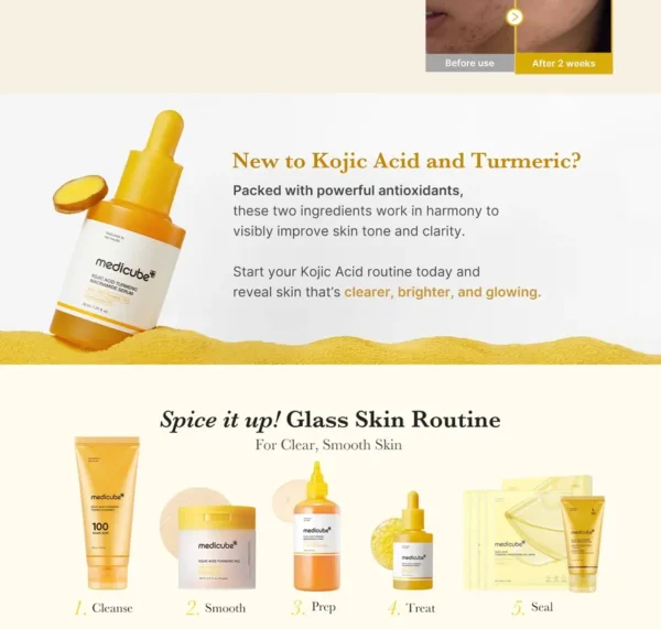 L_g0221002742_002 MEDICUBE KOJIC ACID TURMERIC NIACINAMIDE SERUM30 ML