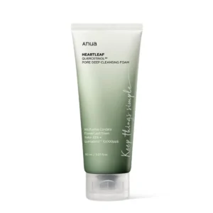 ANUA HEARTLEAF QUERCETINOL PORE DEEP CLEANSING FOAM 150ML